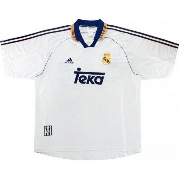Camiseta Real Madrid 1ª Retro 1999 2000 Blanco